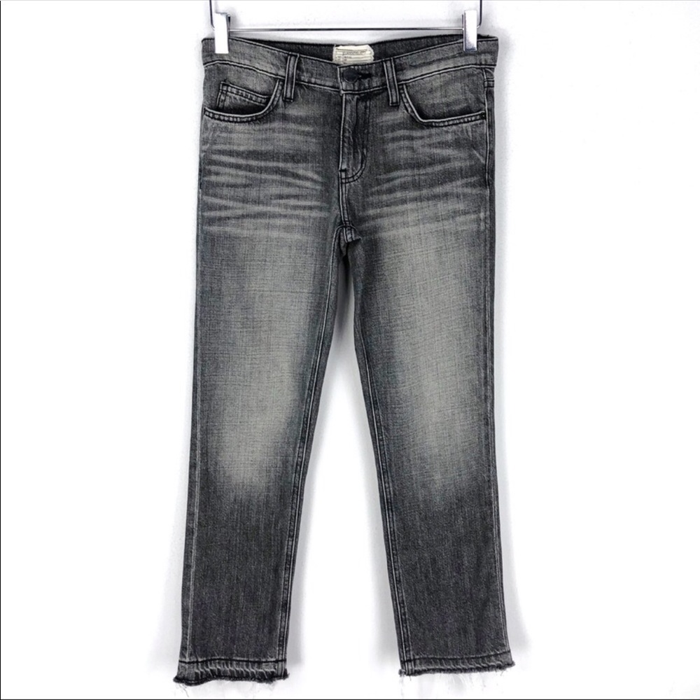 CURRENT/ELLIOTT Cropped Released Hem Straight 30